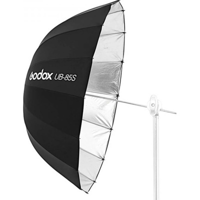 Hluboký stříbrný parabolický deštník Godox UB-85S 85cm – Zboží Mobilmania