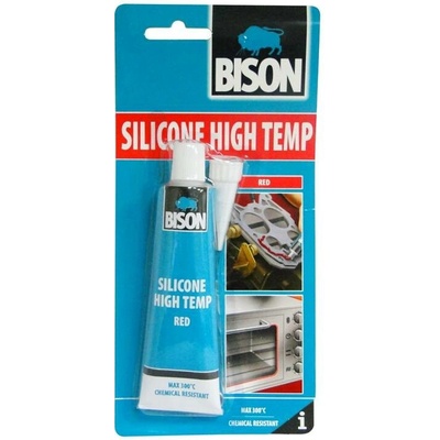 Bison International Bison Silicone Sealant Hight temperature red 300C 60 ml