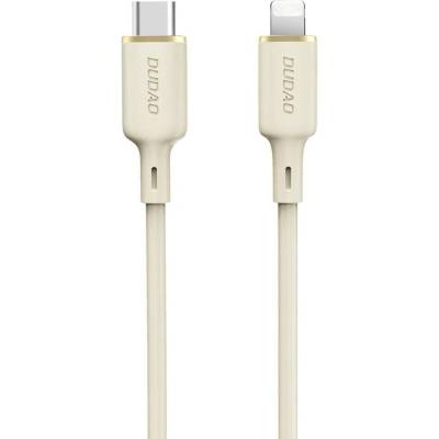 Dudao L7SCL USB-C - Apple Lightning, 30W, 2m, béžový