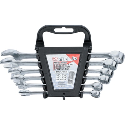 BGS technic Sada očkoplochých klíčů palcové velikosti 3/8" - 11/16" 6dílná BGS 32100
