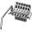 Schaller 13020242.02 Nut R2 Block 42mm Chrome (13020242.02)