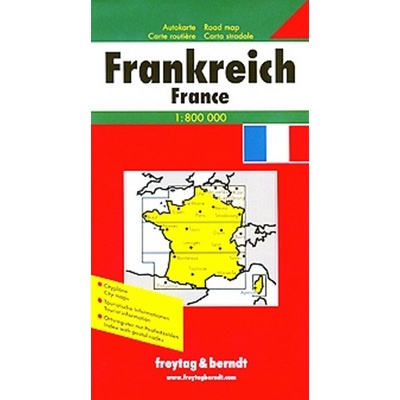 FRANCIE severní část a části okolních států Automapa 1 : 800 000