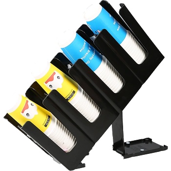 Image 1 of Horecano HORECANO-Бар органайзер за чаши регулируем 4 отделения ЧЕРЕН 12x24xH45 (JD-86255) (0194245)