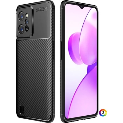OPPO Realme C31 4G Удароустойчив Carbon Fiber Калъф и Протектор