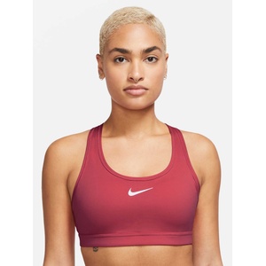 NIKE Спортен сутиен w nk swsh med spt bra (dx6821-648)