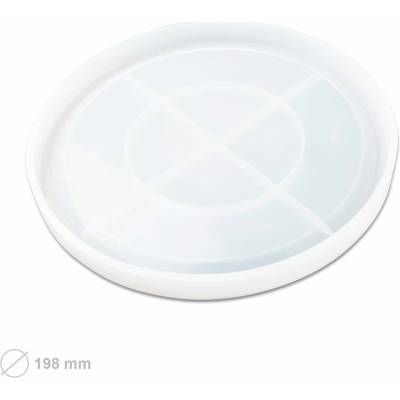 Manumi Silikónová forma na odlievanie krištáľovej živice okrúhla podložka pod pohár 198x15mm - 1 ks
