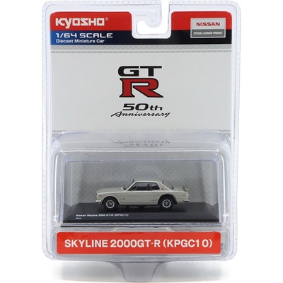 Kyosho Nissan Skyline 2000GTR šedá 1:64