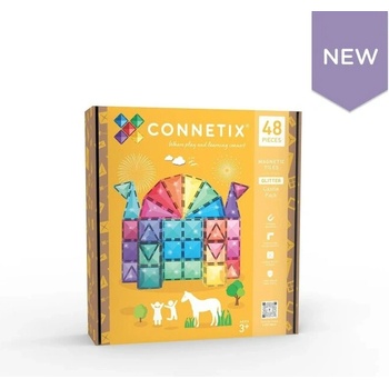 Connetix Glitter Castle Pack 48 ks