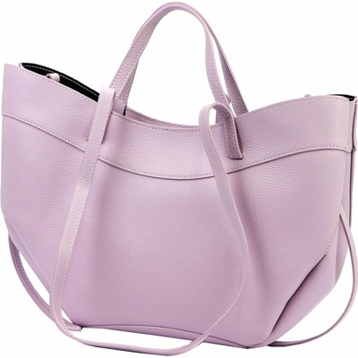 Luka dámska veľká kožená shopper kabelka lila A4 25-025