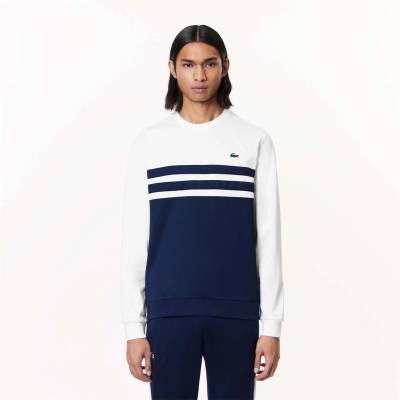 Lacoste Блуза Lacoste Stretch Tennis Sweatshirt - White Navy