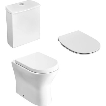 Roca Моноблок nexo, тънка седалка - забавено падане, долно захранване, 342640000 + 341640000 + 801c4200u (1056020)