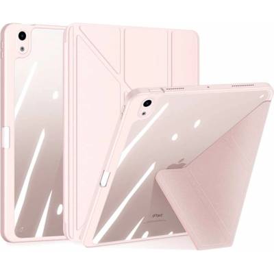 Dux Ducis Magi Case - хибриден удароустойчив кейс с отделение за Apple Pencil 2 за iPad Air 5 (2022), iPad Air 4 (2020) (розов)