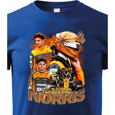 Dětské tričko F1 Lando Norris ModráCanvas Dětské tričko Bezvatriko.cz 2851