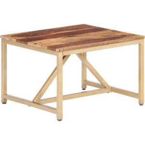 vidaXL Помощна масичка, 60x60x40 см, масивно дърво (286340)