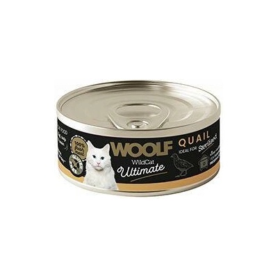 WOOLF WildCat Ultimate konz. Adult Paté Prepelica 85g