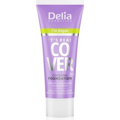 Delia Cosmetics It's Real Cover krycí make-up 205 caramel 30 ml