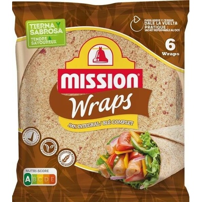 Mission Wraps Celozrnná 25 cm 370 g