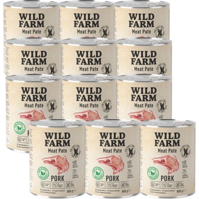 Wild Farm Pate Pork 12 x 800 g