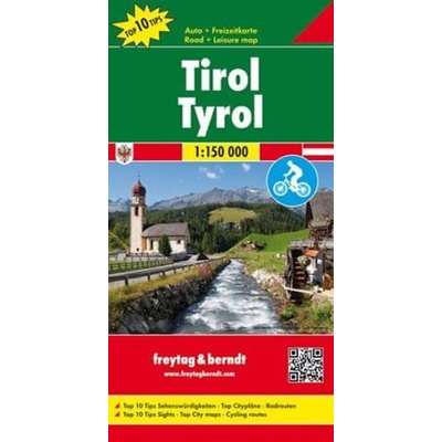 Tyrolsko-mapa 1:150t.