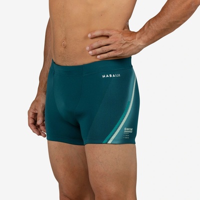 Decathlon pánske boxerkové plavky Fiti tyrkysové