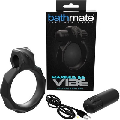 Bathmate Vibrating Ring Maximus 55 Vibe Black