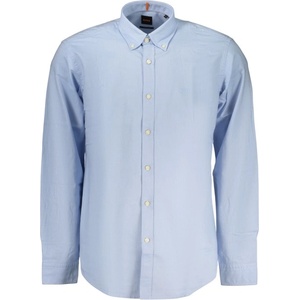 HUGO BOSS Мъжка риза с дълъг ръкав boss, Размер 2xl, Цвят Синьо (50519707rickertm_az460)