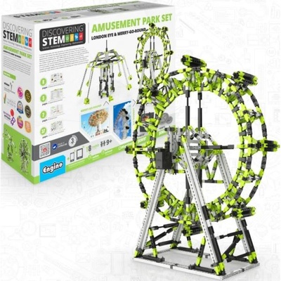 Engino STEM КОМПЛЕКТ ЗА ЗАБАВЕН ПАРК: London Eye и Виенско колело