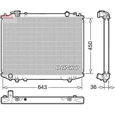 Chladič motora DENSO DRM44047