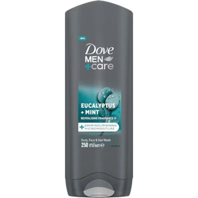 DOVE MEN Sprchový gél Revitalising Fragrance Eucalyptus + Mint 250 ml