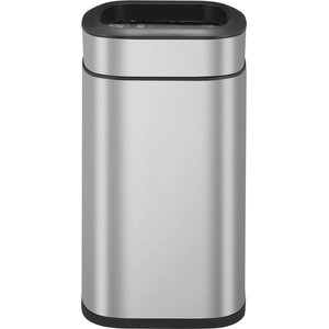 EKO-Europe Кош за отпадъци EKO OLI-CUBE отворен (20 л) - хром мат (EKO 903620 - Matt s/s)