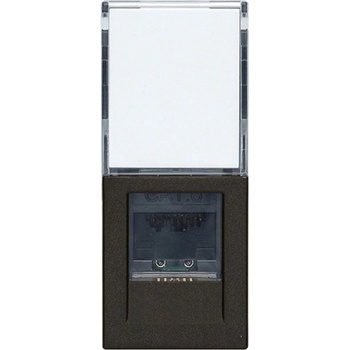 Vimar 30339.13G UTP Розетка Netsafe Linea, RJ45, Cat. 6, 1M, Black, (VM30339.13G)