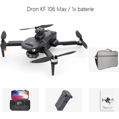 Visu KF106 MAX / 6K Full HD kamera / WiFi / GPS / 3osý Gimbal / Aktivní vyhýbání překážkám / 3000 metrů Počet baterií: 1 baterie 660841