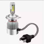  Комплект от 2 броя led ЛЕД диодни крушки за фар фарове h4 Х4 12v 36w
