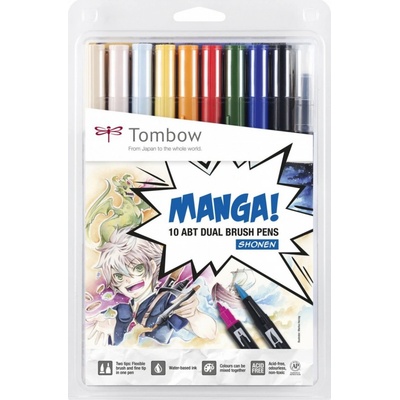 Fixy Tombow - oboustranné 10 ks - Shonen TABT-10C-MA