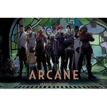Pyramid International Plagát League of Legends - Arcane