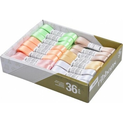 Stuha 3m x 1,2cm box mix 3