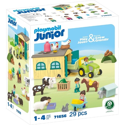 Playmobil 71656 playmobil - Фермерско приключение с трактор и животни (71656)