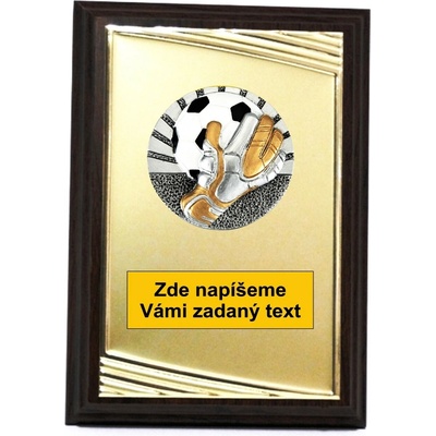 VIZINGR Fotbal brankář plaketa H122-G231.01-K076 H122-G231.01-K076/15 cm