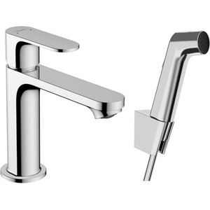 Hansgrohe Rebris S - Смесител за мивка с хигиенен душ, хром 72215000 (72215000)