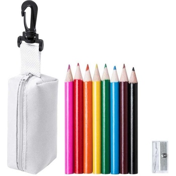 Medina Моливи, 8 цвята, с острилка, в бял калъф (6110160038)