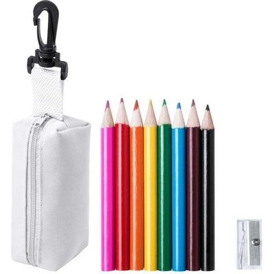 Medina Моливи, 8 цвята, с острилка, в бял калъф (6110160038)