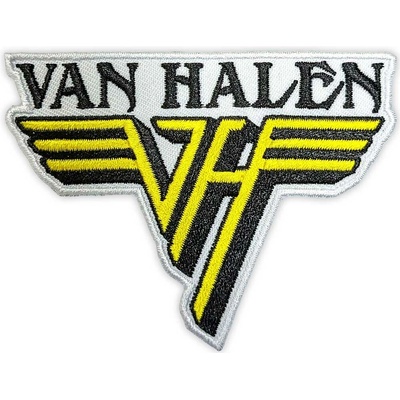 Nažehlovačka Van Halen - Text & Yellow Logo