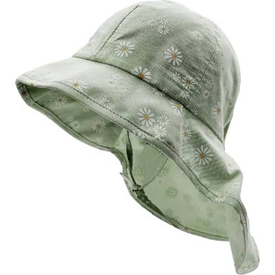 maximo Детска шапка с козирка maximo Kids' Mini Girl Frill Neck Protector Tie Hat - Lightjade - размер 51 cm (904-6356-0214)