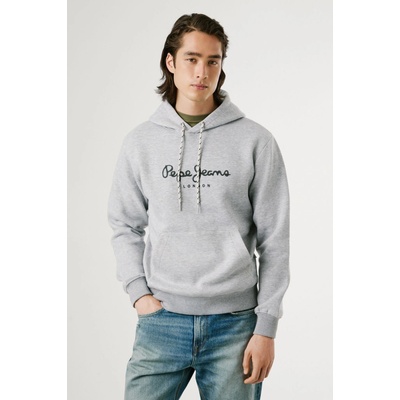Pepe Jeans mikina MACBETH MELANGE HOODIE šedá