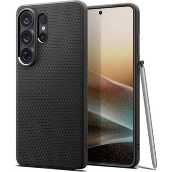 Spigen Противоударен Калъф за Samsung S26 Ultra, Spigen Liquid Air Matte Black Case, Черен (ACS10670)