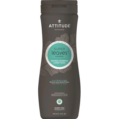 Attitude Super leaves pánsky šampón & telové mydlo proti lupinám 473 ml