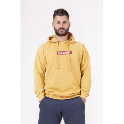 Nebbia mikina s kapucňou Red Label 149 - Horčicová - XXL