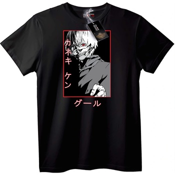 NOONEBRAND Тениска Tokyo Ghoul Kaneki Ken - XL, Black