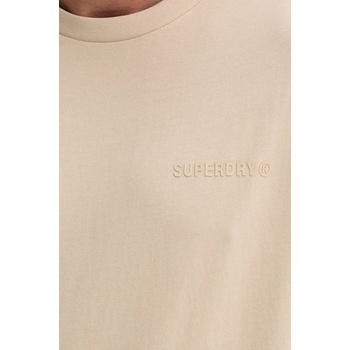 Superdry Памучна тениска Superdry в бежово с принт M1012083A-1YP (M1012083A.1YP)