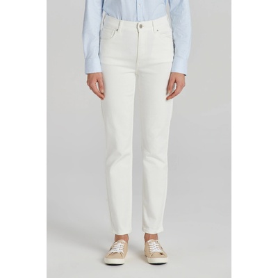 Gant SLIM CROPPED WHITE Jeans biela